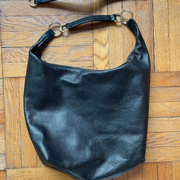 Hyer Goods Black Hobo Ring Bag - Picture 3 of 8